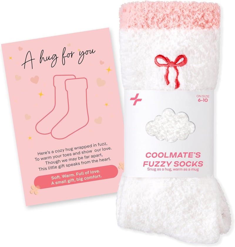 CoolMate Store GLOBAL Fuzzy Socks for Women Valetines Gift Box, Cozy, Soft, Stocking Stuffers, Comfy Cloud-Like Socks for Spa,Home - Image 1
